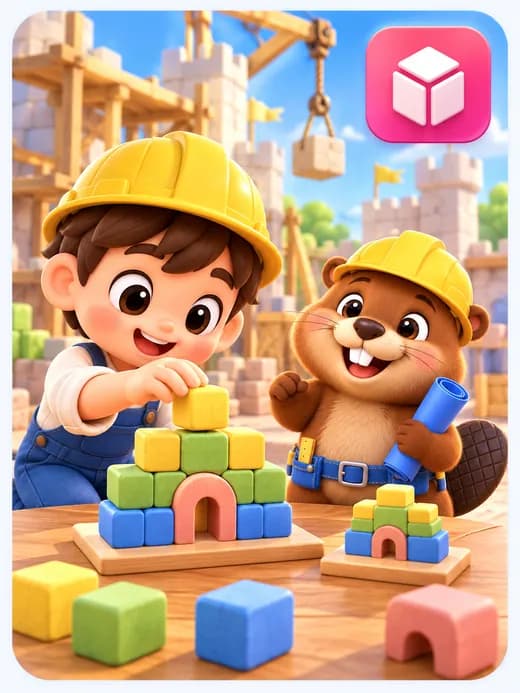 Ilustrasi game Benteng Balok